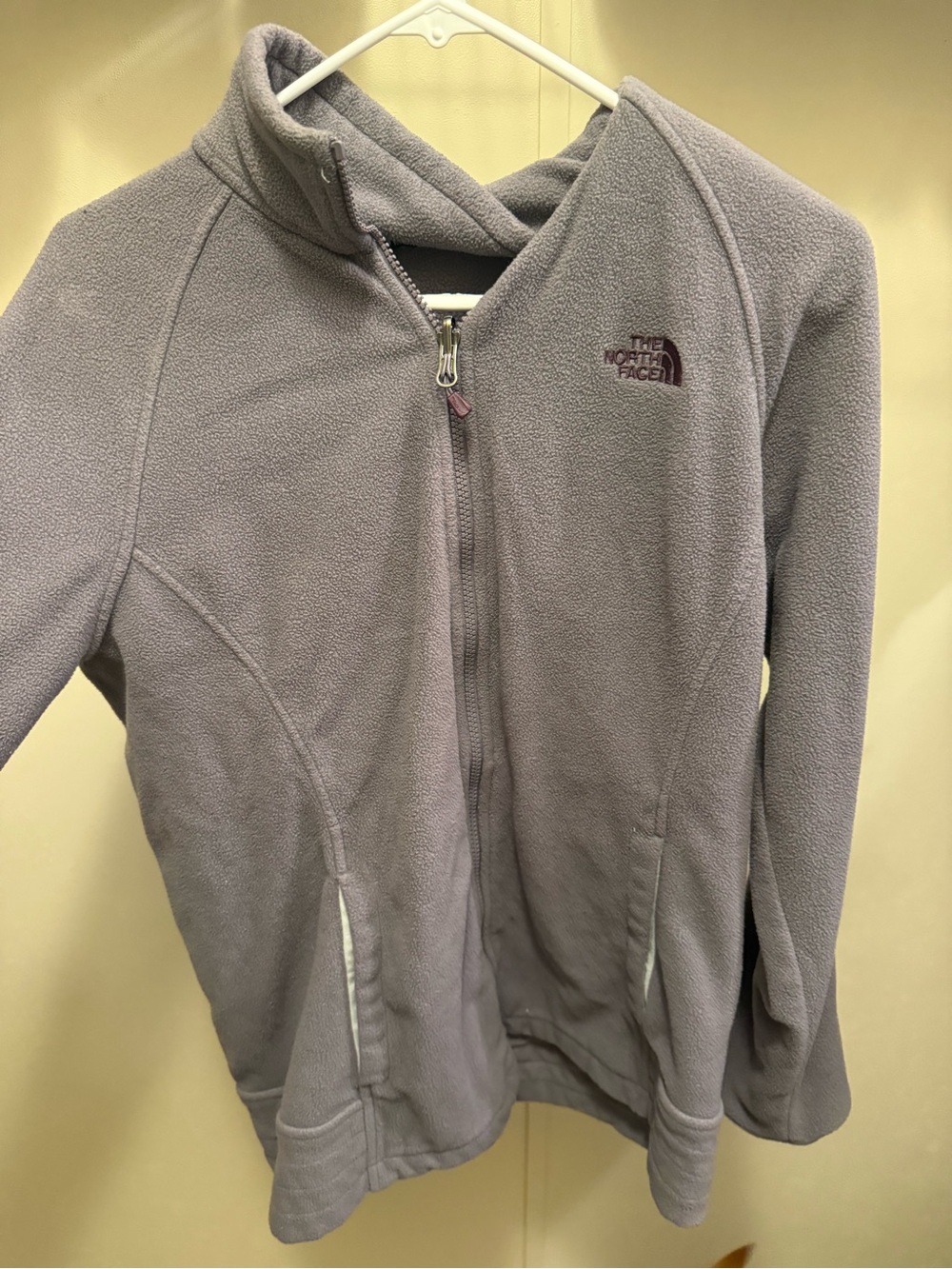 The North Face Lavender Girls' Full-Zip Fleece Jacket